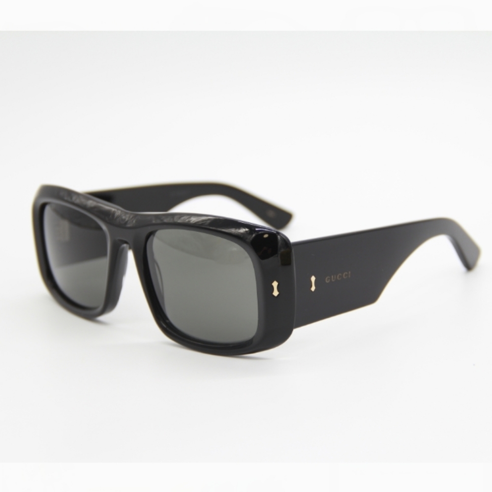 NEW GUCCI BLACK UNISEX SUNGLASSES  GG1080S 001 GUCCI OVERSIZED EYEWEAR - Picture 3 of 12